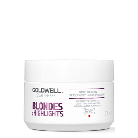 Goldwell Dualsenses Blondes & Highlights Anti-Yellow 60sec Treatment 200ml - 